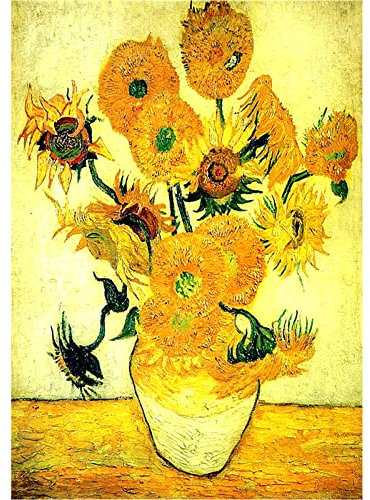 MXJSUA Diamond Painting Sonnenblume, Diamond Painting Kinder, Diamant Painting Bilder, DIY Diamant Painting Square Diamond Painting Quadratisch Diamond Painting Set Diamant PaintingWand Dekor 30x40cm