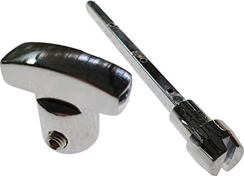 Architectural Hardware Replacement Bathroom Lock Door Handle Thumb Turn & Release Polished Chrome