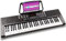MAX KB4 Teclado Piano 61 teclas, con Pantalla LCD, Función de Grabación, 2 Altavoces Integrados, Salida de Auriculares, Entrada de Micrófono y Audio, Teclado Piano Principiantes o Piano Infantil