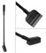 AMOYER Aquarium Fish Net Scraper Fish Tank Gravel Rake Cleaning Set Water Grass Fork Aquarium Cleaning Tool Kit