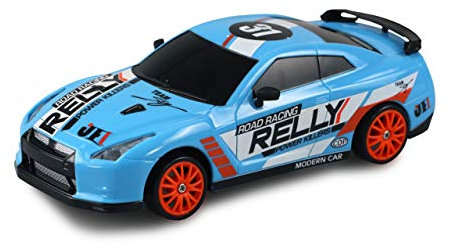 Amewi 21084 - Drift Sport Car M - Échelle 1:24 - Bleu Télécommande - 4WD - 2,4 GHz