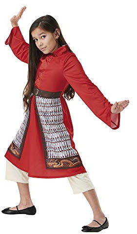 Rubies Mulan 300827-L Live Action Classic Kinderkostüm, mehrfarbig, L