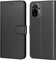 Tenphone Coque pour Xiaomi Redmi Note 10 / Note 10S, Etui Protection Housse Premium en Cuir PU,Pochette Fermeture Magnétique,Flip Case Compatible avec Redmi Note 10 / Note 10S (Book Noir)