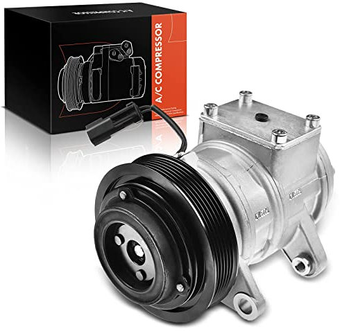 Frankberg Sistemas de aire acondicionado Compresor de aire acondicionado con embrague Gasolina Compatible con Grand Cherokee II WG WJ Replace# 55116416AAincl. aceite premezclado