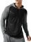 Hommes Thermique Doublé Sweat à Capuche athlétique Manche Longue Sweats Fitness Running pourL'hiver Automne Noir Hit Gris L