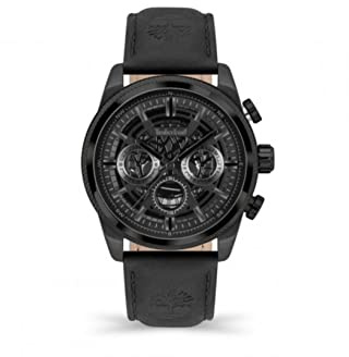 Timberland Homme Analogique Quartz Montre avec Bracelet en Cuir TDWGF2200701