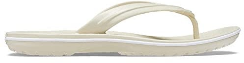 Crocs Unisex Erwachsene Crocband Flip Flip, Bone, 38/39 EU