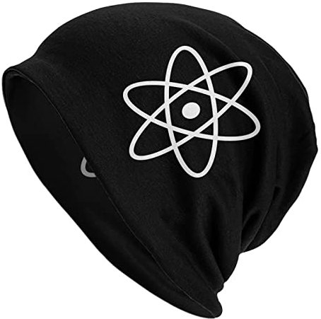 YINGD Strickmütze Retro Atomic Atom Symbol Beanie Mütze Unisex Winter Warm Strickmütze, #915, One size
