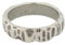 LIQWID Ring Herren Damen Genderfluid, Bandring mit Antiksilber-Finish, recyceltes Material, in 3 Größen erhältlich - PRODUKT 100% MADE IN ITALY (M)