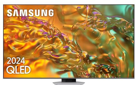 Samsung TV QLED 4K 2024 65Q80D Smart TV de 65 con Imagen y Sonido mejorados, Mayor Control del Color con Full Array, el Mejor Smart TV y Escucha Todos los Altavoces con Q-Symphony