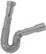 Schläfer 439310 | Siphon universel flexible pour lavabo salle de bain et lavabo cuisine, raccord G 1 1/2, compatible avec drains de Ø 32 à 40 mm, tuyau d'échappement en S extensible de 360 à 800 mm