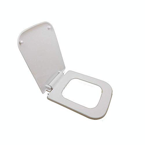 Toilettendeckel, Toilettensitz Universal Slow Down Mute Square Toilettendeckel Antibakteriell,A (A 44cm*34,5cm)