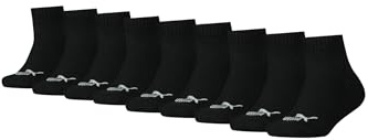 PUMA KIDS Quarter Socken Sneaker Gr. 27-38 für Mädchen und Jungen 9 Paar