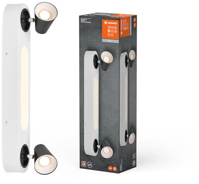 LEDVANCE DECOR SPOT NEPTUNE, 20W, 715lm, weiß, Spotleuchte, verstellbare Köpfe, vielseitig anwendbar, Innenraumspot, warmweiße Lichtfarbe, hochwertige Optik, einfache Montage
