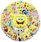 50Pcs Aufkleber Bob, Wasserfeste Vinyl Stickers, Leicht Aufzutragen und Abzuziehen