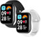WD&CD 2 Pezzi Cinturino Compatibile per Xiaomi Redmi Watch 3 Active Nero+Bianco, Braccialetto di Ricambio Silicone Sportivo Cinturino