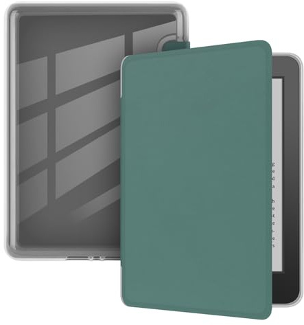 Coque pour Kindle Paperwhite 6 (10ème génération-version 2018), ultra transparente, souple, souple, transparente, en TPU, avec mise en veille/réveil automatique pour Kindle Paperwhite (modèle n°