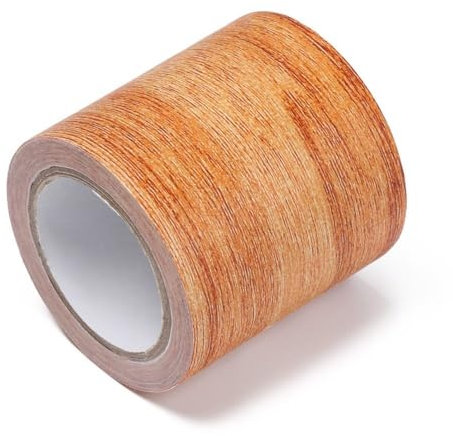 Cenefas Adhesivas para Paredes, Papel tapiz de zócalo de madera, pegatinas de esquina de borde de pared, autoadhesivo, impermeable, línea de cintura for sala de estar, rodapié de vinilo(Natural Oak,8c