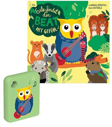 Galakto Audio-Token: Eule findet den Beat mit Gefühl, Musikalisches Hörspiel für Kinder ab 3 Jahren, Spielzeit ca. 69 min