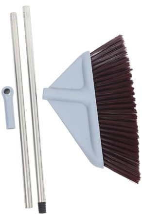 Didiseaon Cleaning Brush Floor Cleaning Broom Angle Sweep Broom Large Coverage Soft Bristles Back-saving Design Home Essential