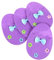 CRILSTYLEO 4pcs Easter Egg Cutlery Bag Foam Silverware Dining Table Cutlery Holder Dining Table Silverware Egg Cutlery Holder Storage Rack Cutlery Holder House Purple Felt Cloth