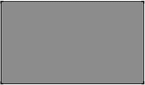 LVSEWOA Pantalla de proyección, Cortina para proyector, Pantalla ALR con rechazo de luz Ambiental de 80, 90, 100 y 120, Marco Ultrafino, Ideal para Cortinas de proyección UST (120)