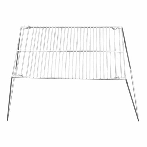 ROMISBABA Mini Foldable 304 Stainless Steel Bbq Grill Rack Portable Barbecue Accessories for Outdoor Camping Picnic Park Cooking, Compact Camping Grill with Easy Storage