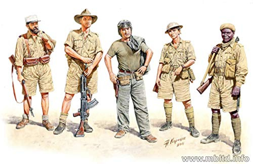 Masterbox 1:35 Scale Allied Forces, WWII, North Africa Desert Battles Series Assembly Parts