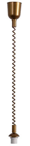 Lampen Aufhängung 500mm/ 1x60W/ Bronze Hänge Pendel Schlaf Zimmer Leuchte