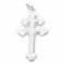 Lothringen Kreuz Sterling Silber Charm-Anhänger .925 x 1 Kreuze