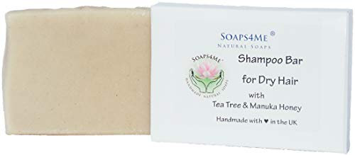 ATTIS Shampoo Bar for Dry Hair | Natural | Handmade | with Almond Oil | Tea Tree Essential Oil | Manuka Honey