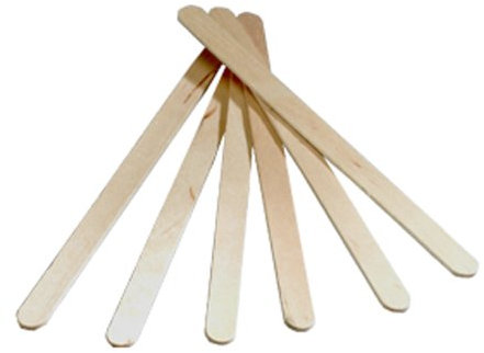 Mini Small Thin Wooden Wood Tongue Depressors Spatulas Wax Waxing Tatoo Sticks