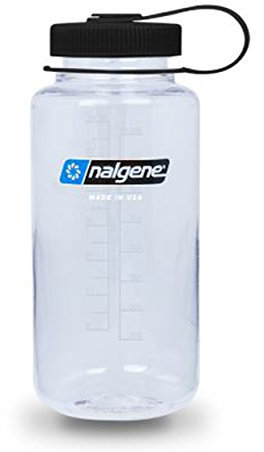 Nalgene Flasche 'Everyday Weithals' - 1 L, klar, Deckel schwarz