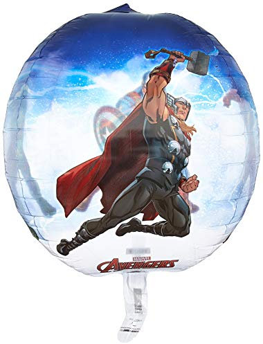 amscan 3466101 Runder Avengers-Folienballon, Party-Dekoration, 1 Stück