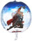 amscan 3466101 Runder Avengers-Folienballon, Party-Dekoration, 1 Stück