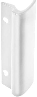 Alu Balkontür Ziehgriff Glasfalz, Farbe:Weiß RAL 9016