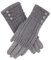 Fadsace Touchscreen-Strickhandschuhe, Texting-Handschuhe, dicke Baumwolle, ohne Finger, 2-in-1 Design (Grau)