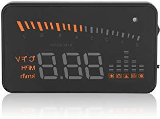 OBDII HUD Head Up Display 3-Zoll-Bildschirm LED-Projektor mit Geschwindigkeitswarnsystem für PKW-LKWs