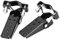 Black Stylish Moto Duel Highway Pegs Pédales Repose Pieds-Repose Pied Velo Universel