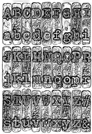 Sizzix 3 D Texture Fades Prägeschablone 664760 Schreibmaschine von Tim Holtz One Size Cutting Dies, Papier, Multicolore, Einheitsgröße