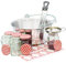 Jam Making Kit Starter Bundle Includes Maslin Pan Suitable for Electric, Gas or Induction Hob, 6 x Jars & Lids, Thermometer, Funnel & Labels Comes Boxed