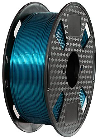 Seide Blaugrün Blau PLA Filament 1,75 mm 3D Drucker Materialien 1KG Scheinen Seidig Glänzend Metallisch Metall PLA Metallic 3D Drucken Filament Seide PLA CC3D Silk Teal Blue PLA Filament