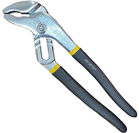 BOOSDEN Wasserpumpenzange, 25,4 cm, Nut- und Federzange, Schraubenschlüsselzange für Hausreparatur, Greifen, Muttern, Schrauben, Rohre und Armaturen