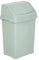 M1SS 8L/25L/50L Litre Plastic Swing Bin Waste Recycle Dustbins Kitchen, Bathroom Rubbish Trash Refused Bins (Silver Sage, 25 Litre)