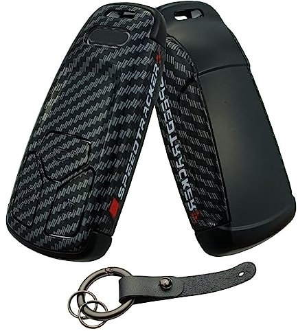Gleamydot Autoschlüssel Hülle Kompatibel mit Schlüsselhülle Audi A3 A1 A4 B9 TT Q5 TPU Schlüssel Key Cover 3 Tasten Klappschlüssel Auto Schutzhülle (Schwarz)