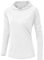 YSENTO Damen Outdoor Wandershirt Atmungsaktive Leicht Sport Langarmshirt Laufshirt Pullover Yoga Training T-Shirt Tops(Weiß,S)