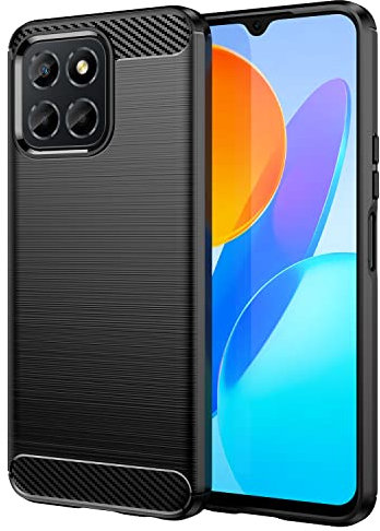 TingYR Coque pour Honor X8 5G, Housse Silicone Ultra Mince, TPU Silicone, Anti Rayure, Anti Chute, Durable, Housse Étui pour Honor X8 5G Smartphone.(Noir)