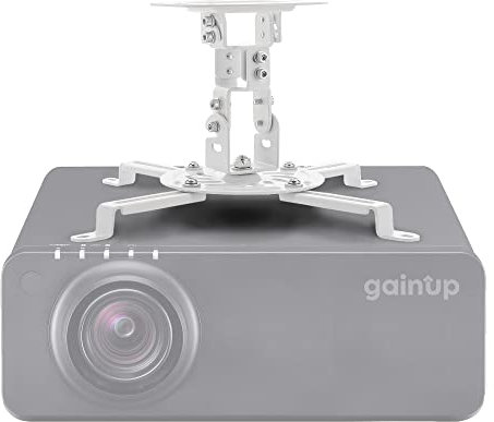 GAINUP Supporto da Soffitto per Videoproiettore Prime | Staffa Proiezione Universale Fissa da 15cm per Proiettore | Accessori Videoproiezione