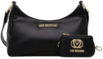 Love Moschino Damen Schultertasche, Nero