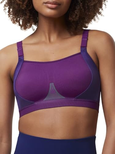 Triumph Women's Triaction Gravity Lite N Ex Sports Bra, Violet, 40B